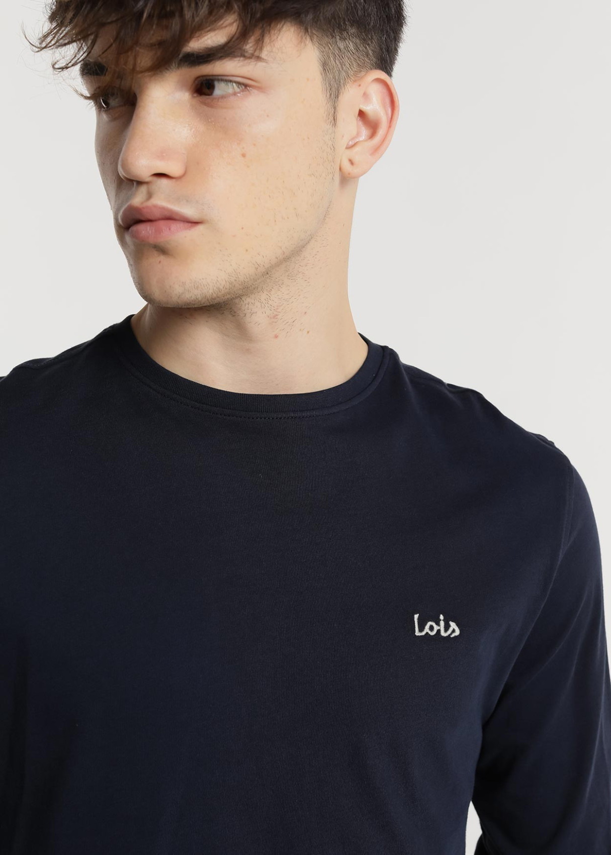 Camiseta manga larga Básica Tannen Biff azul