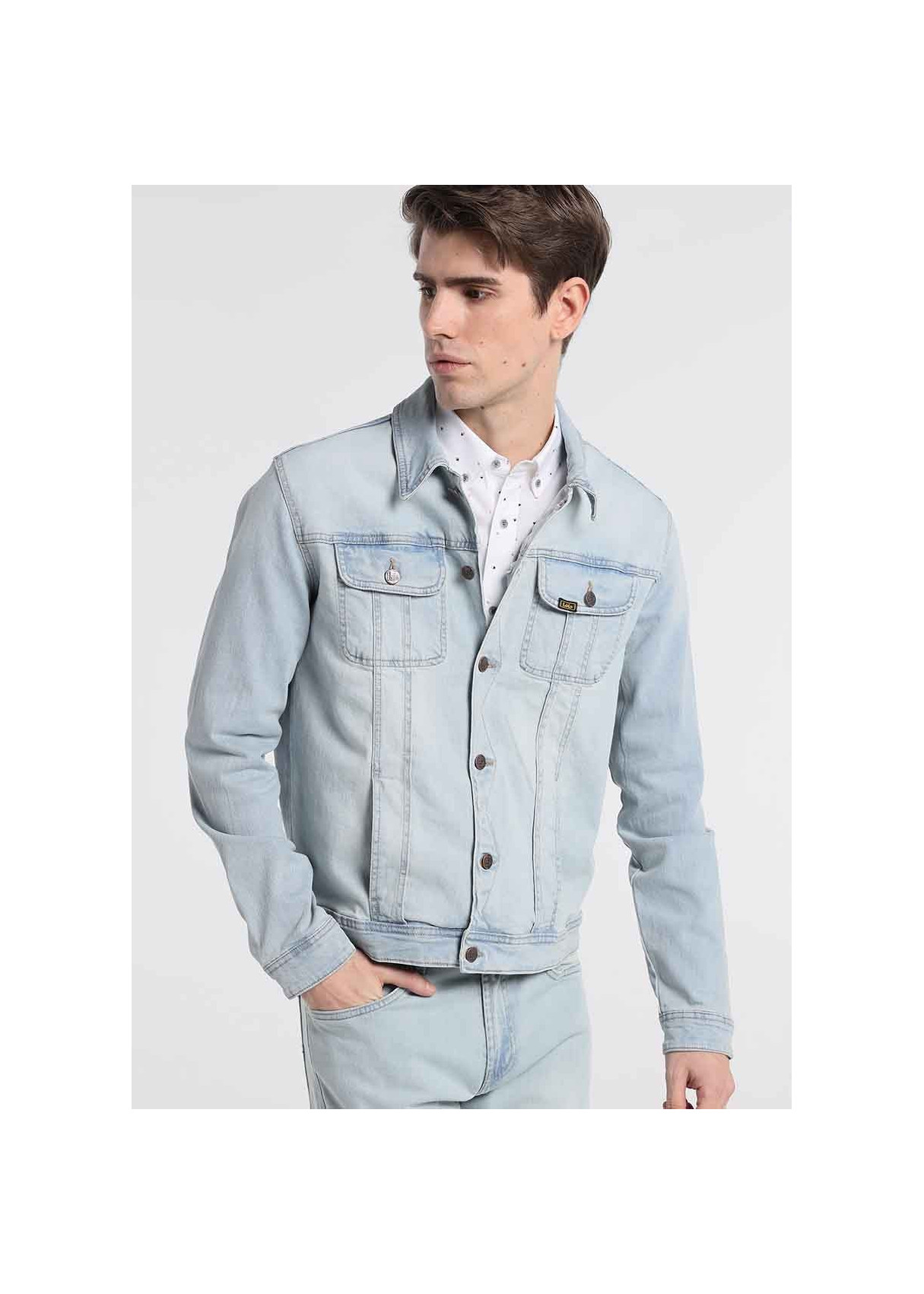 Cazadora Denim light Blue azul