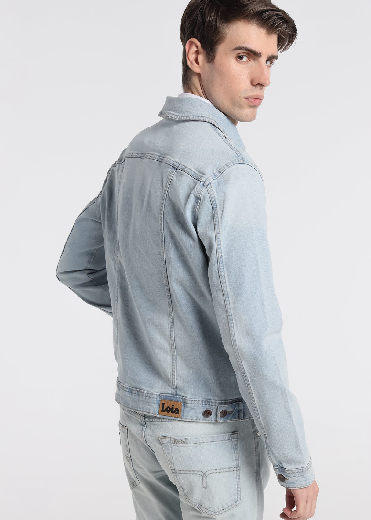 Cazadora Denim light Blue azul