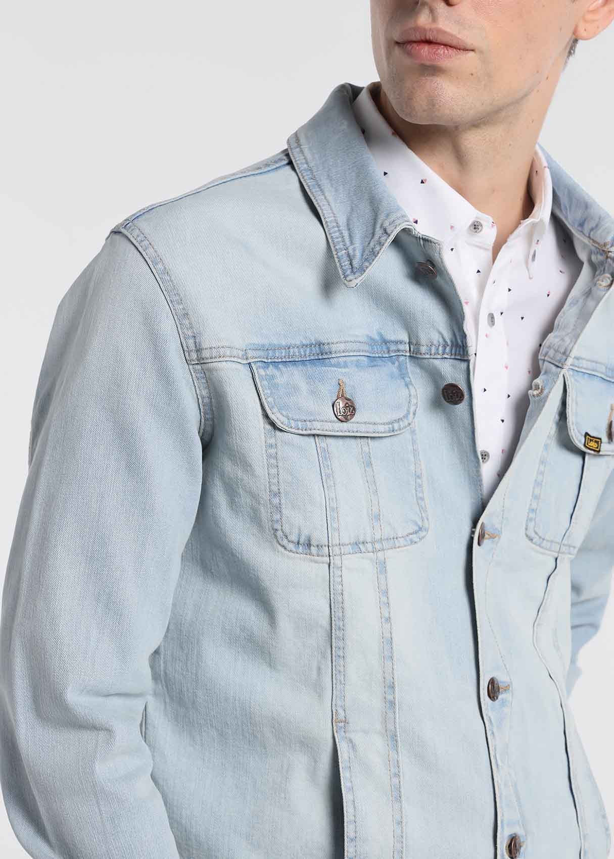 Cazadora Denim light Blue azul