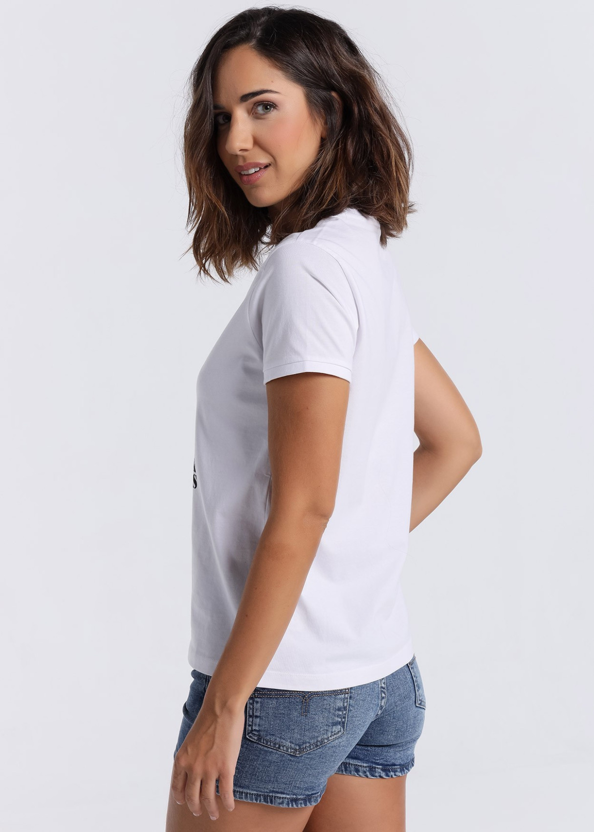 Camiseta manga corta Básica Jeans&Jackets blanca