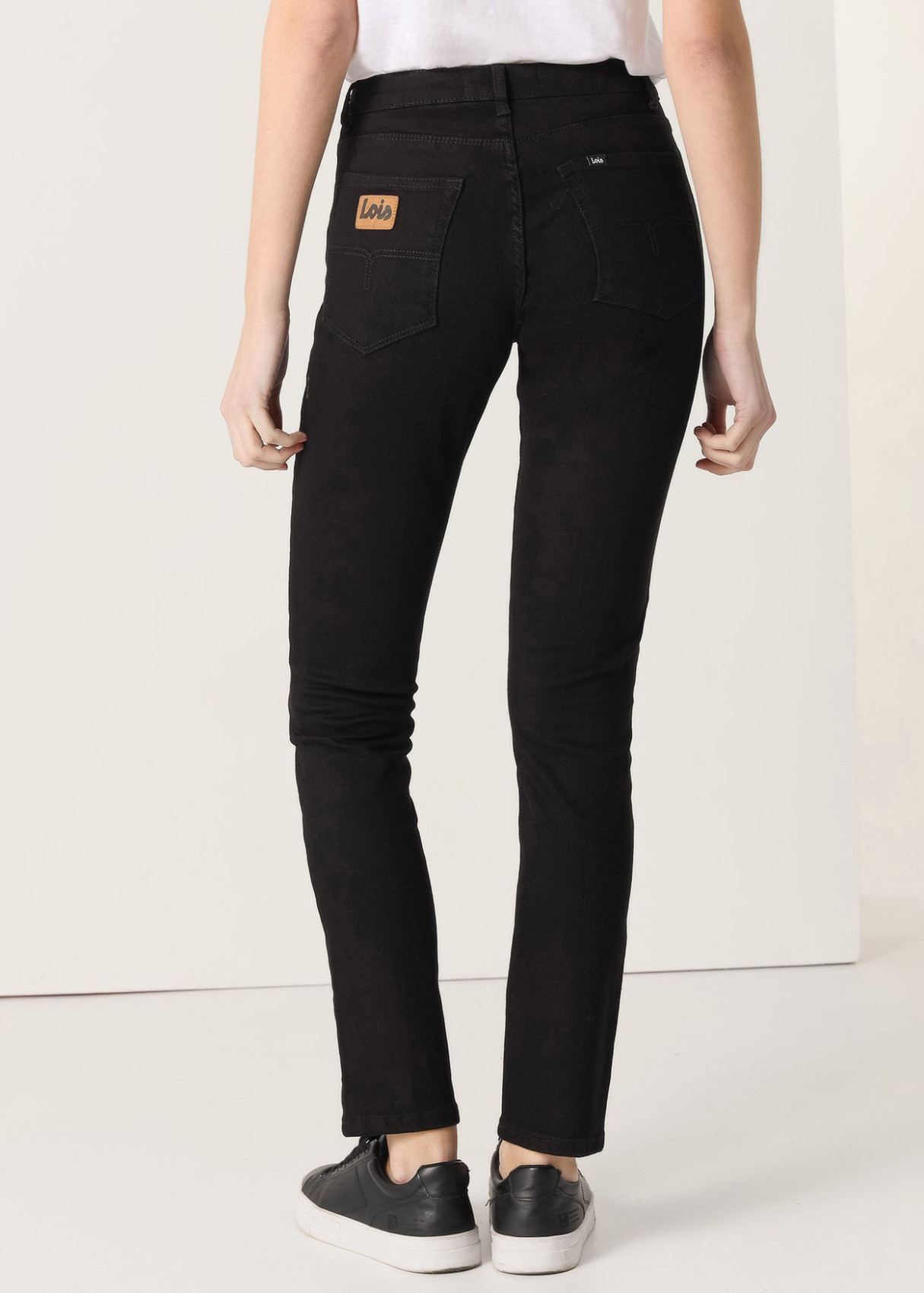 Jeans Skinny Cintura Baja negros Premium LUCY-ABY negro