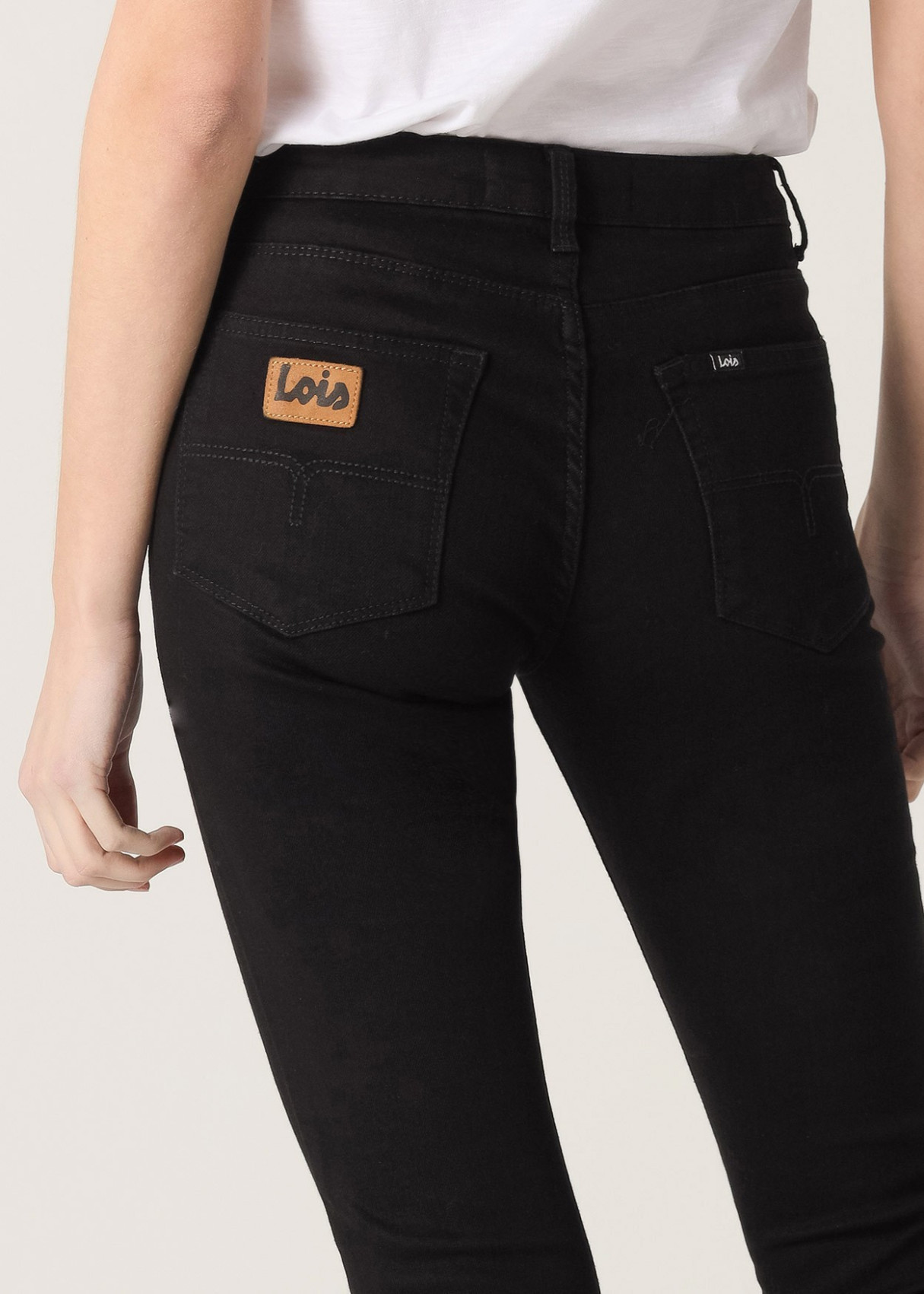 Jeans Skinny Cintura Baja negros Premium LUCY-ABY negro