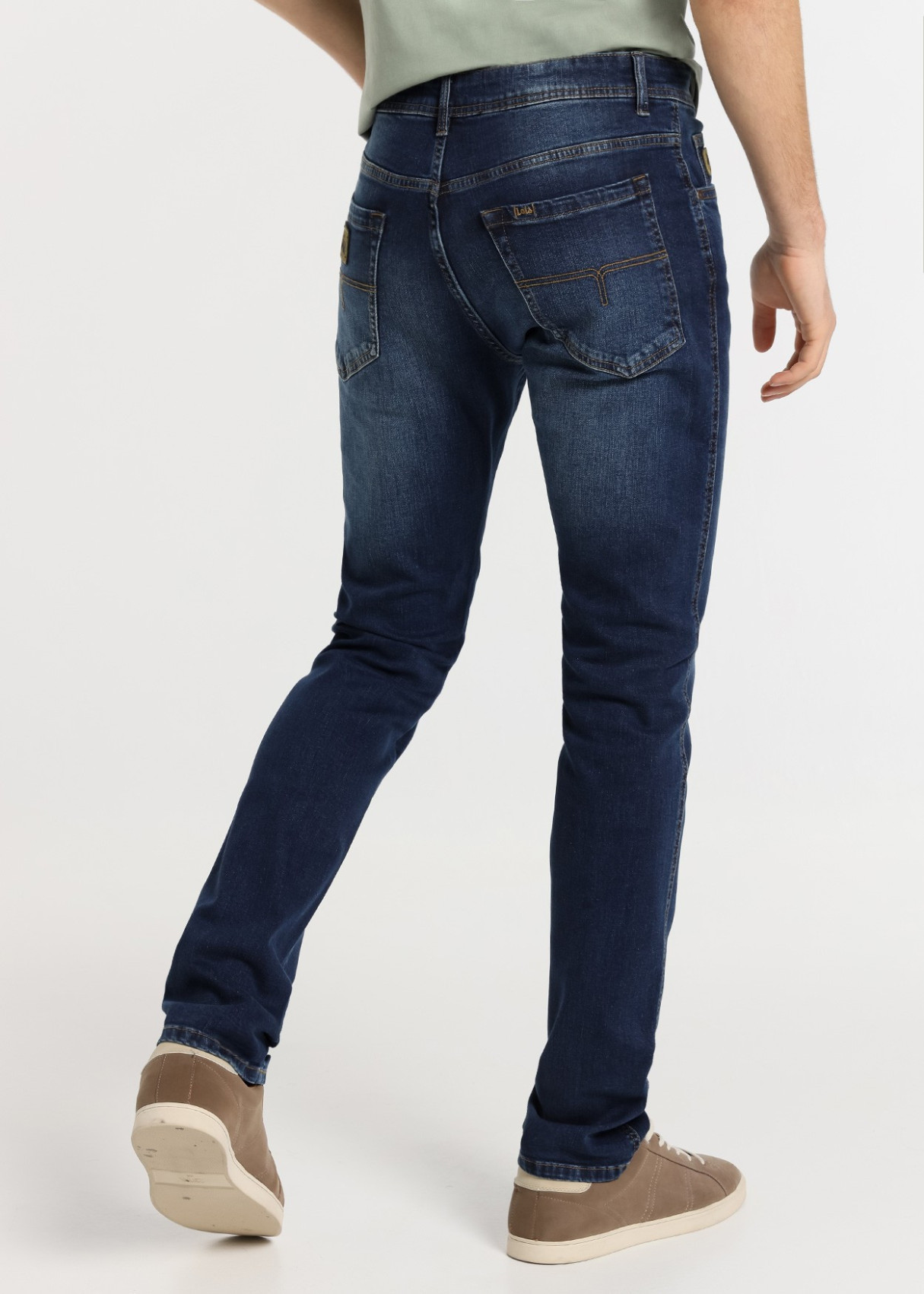 Vaqueros Regular Tiro Medio MARVIN BOWIE azul