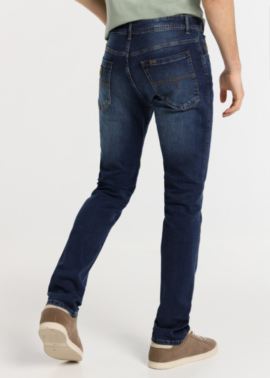 Vaqueros Regular Tiro Medio MARVIN BOWIE azul