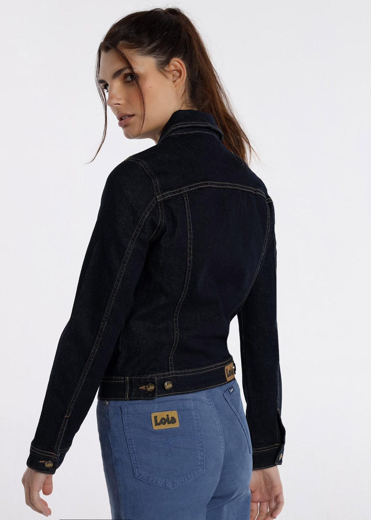 Cazadora Denim Bleach Azul
