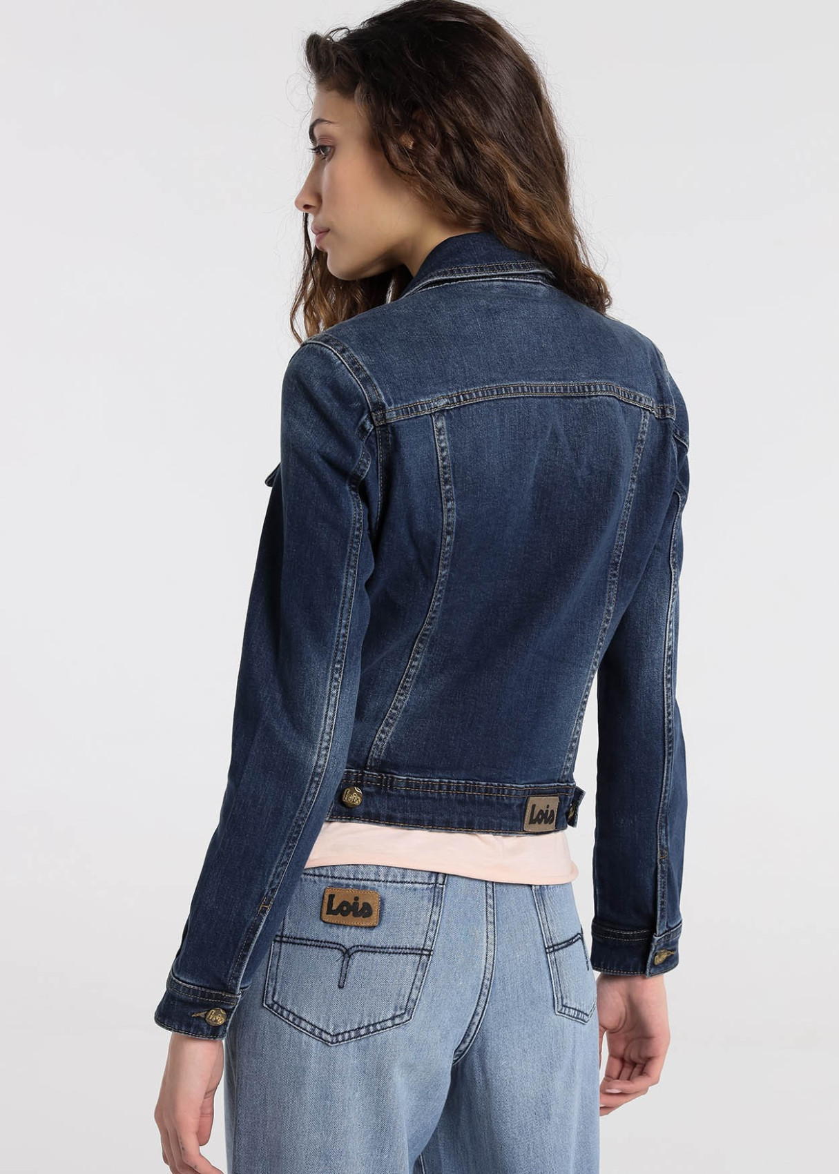 Cazadora Denim básica azul