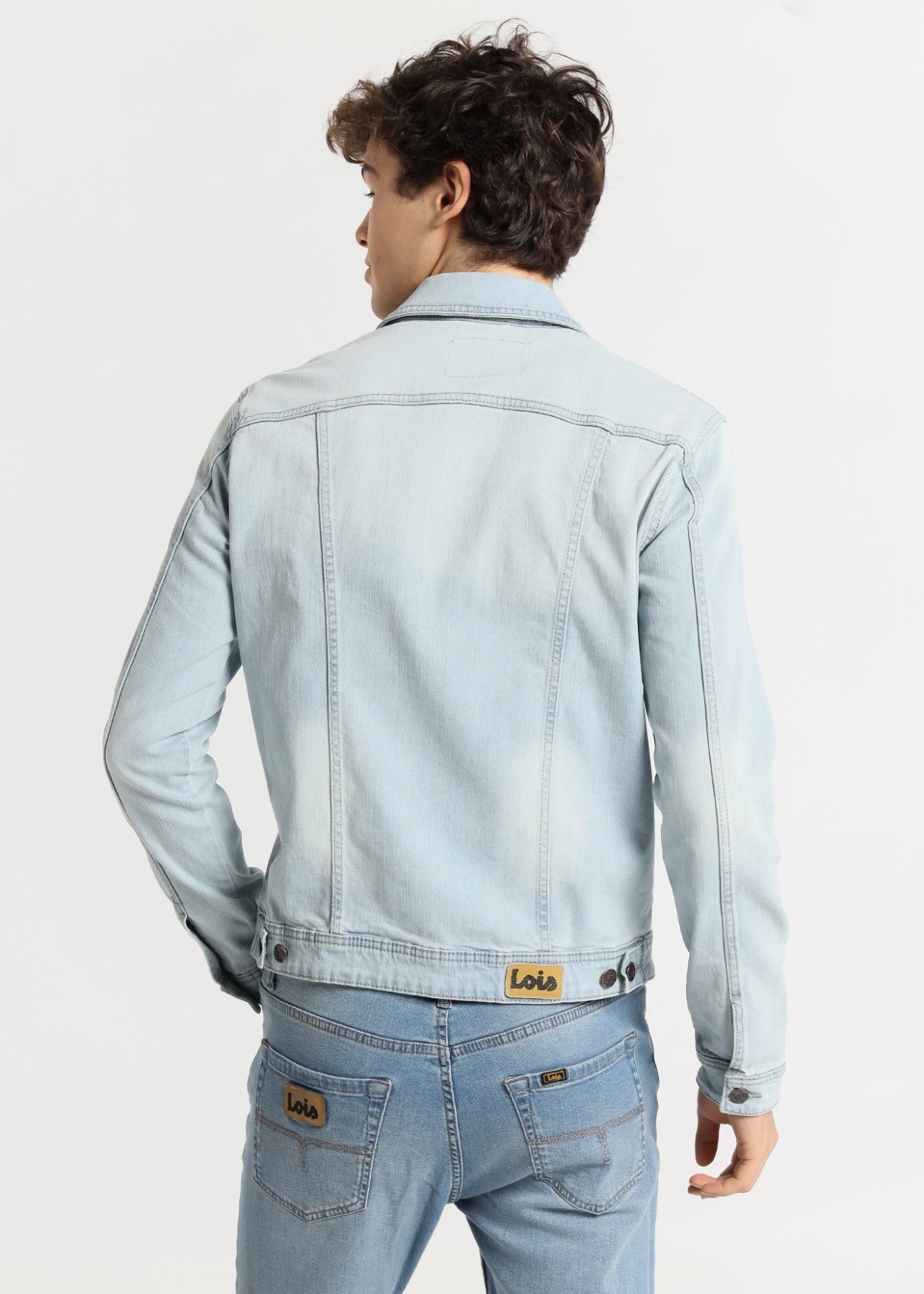 Cazadora Denim light Blue azul
