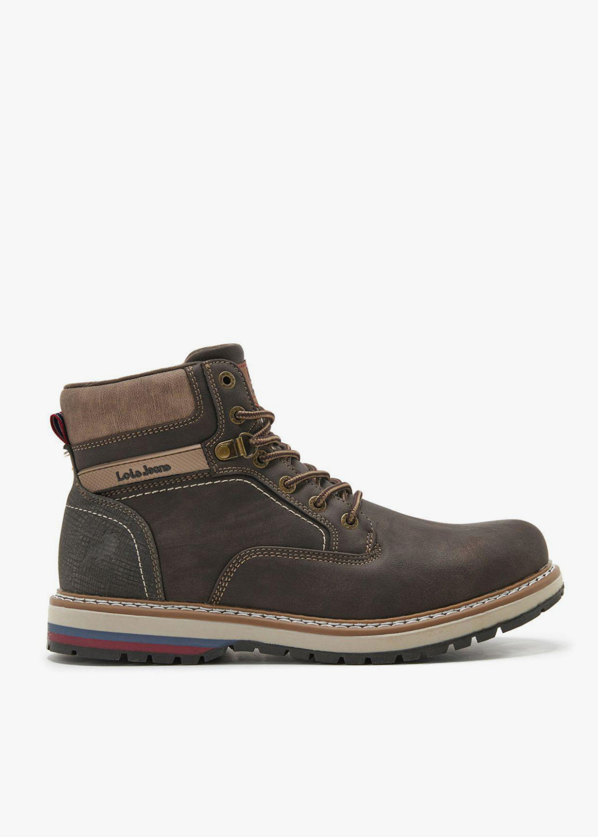 Botas Casual cordones antideslizante marrón