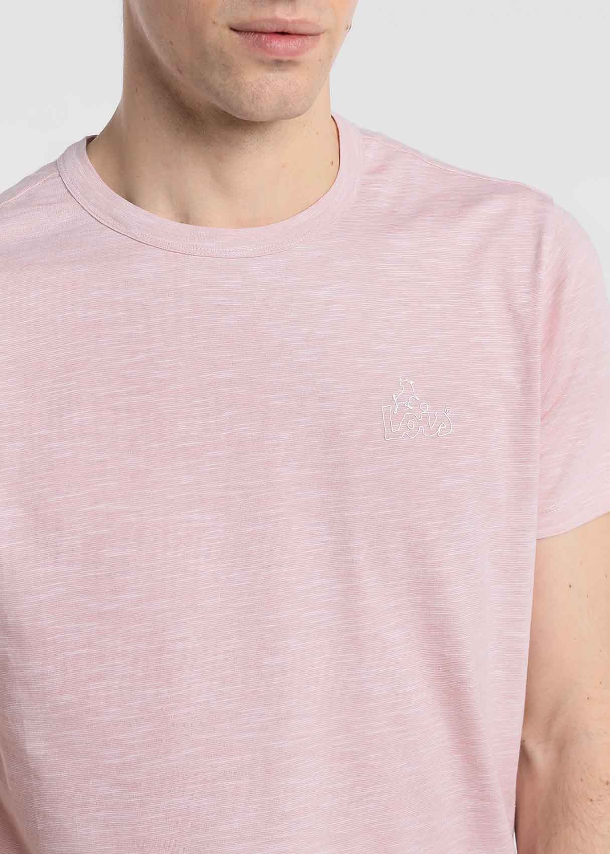 Camiseta Manga Corta Pin Stripe Logo