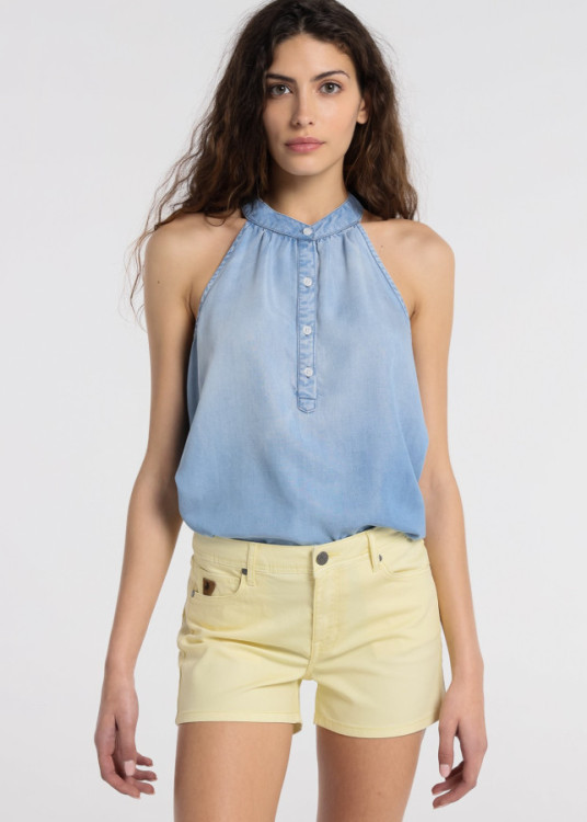 Short Master Color De Tiro Medio Alto