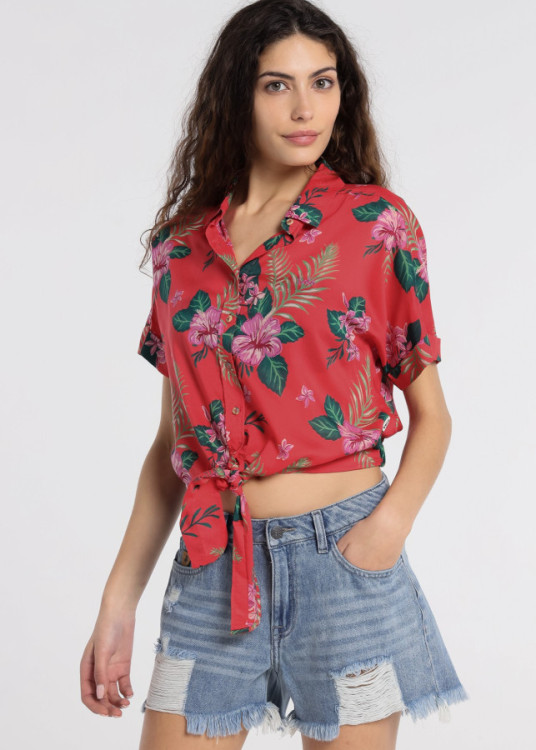 Denim Short Rotos Regular Fit