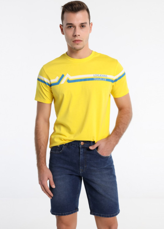 Bermuda Denim Cross Medium Blue