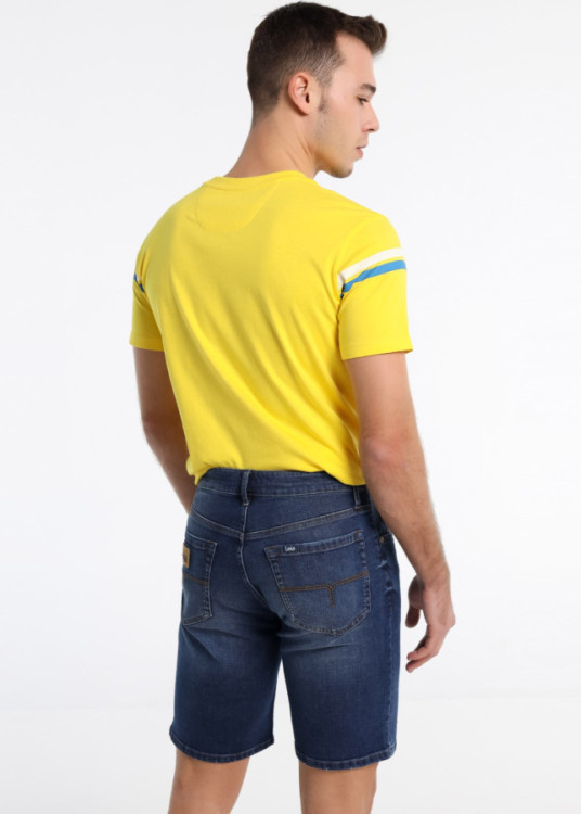 Bermuda Denim Cross Medium Blue