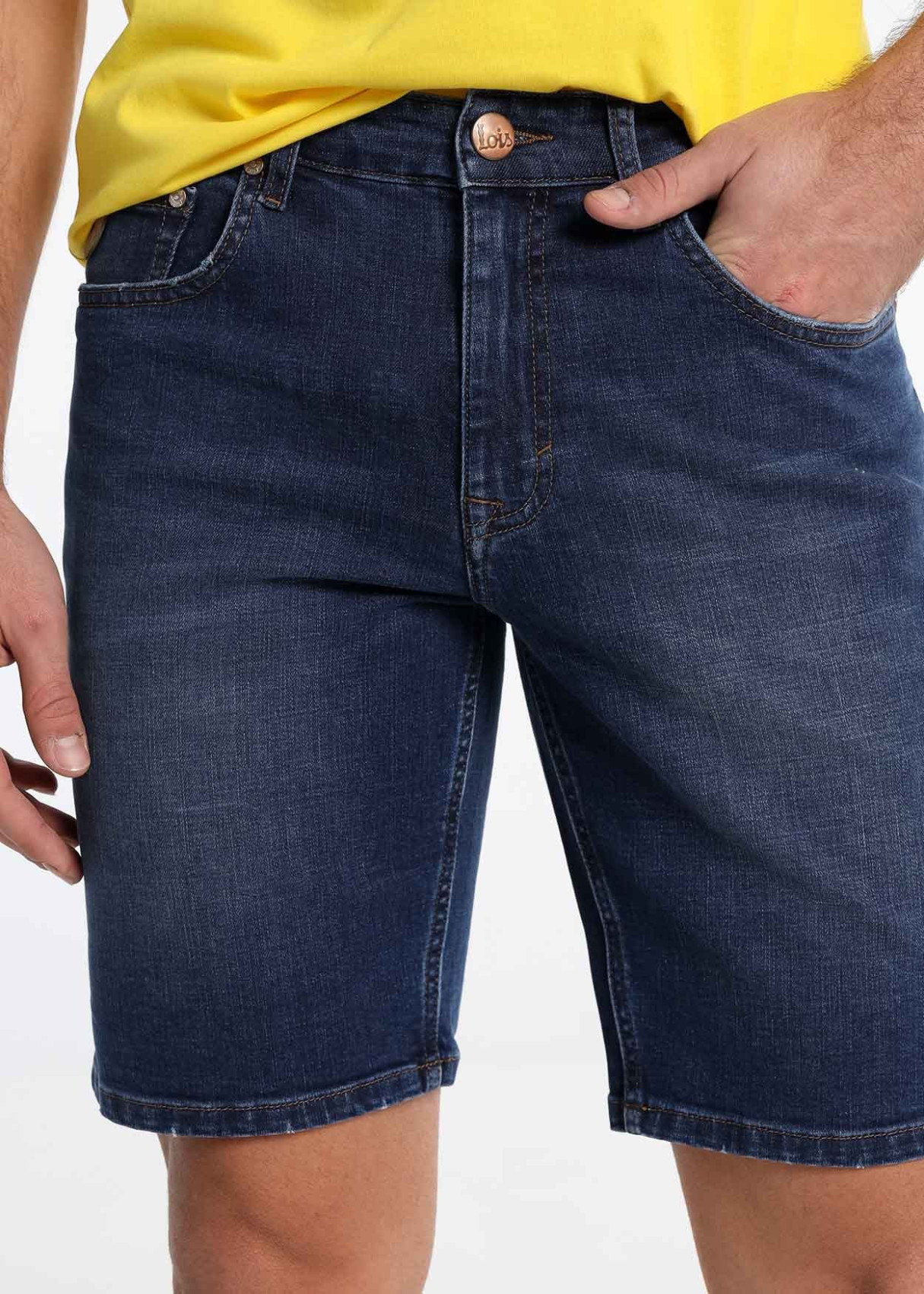 Bermuda Denim Cross Medium Blue