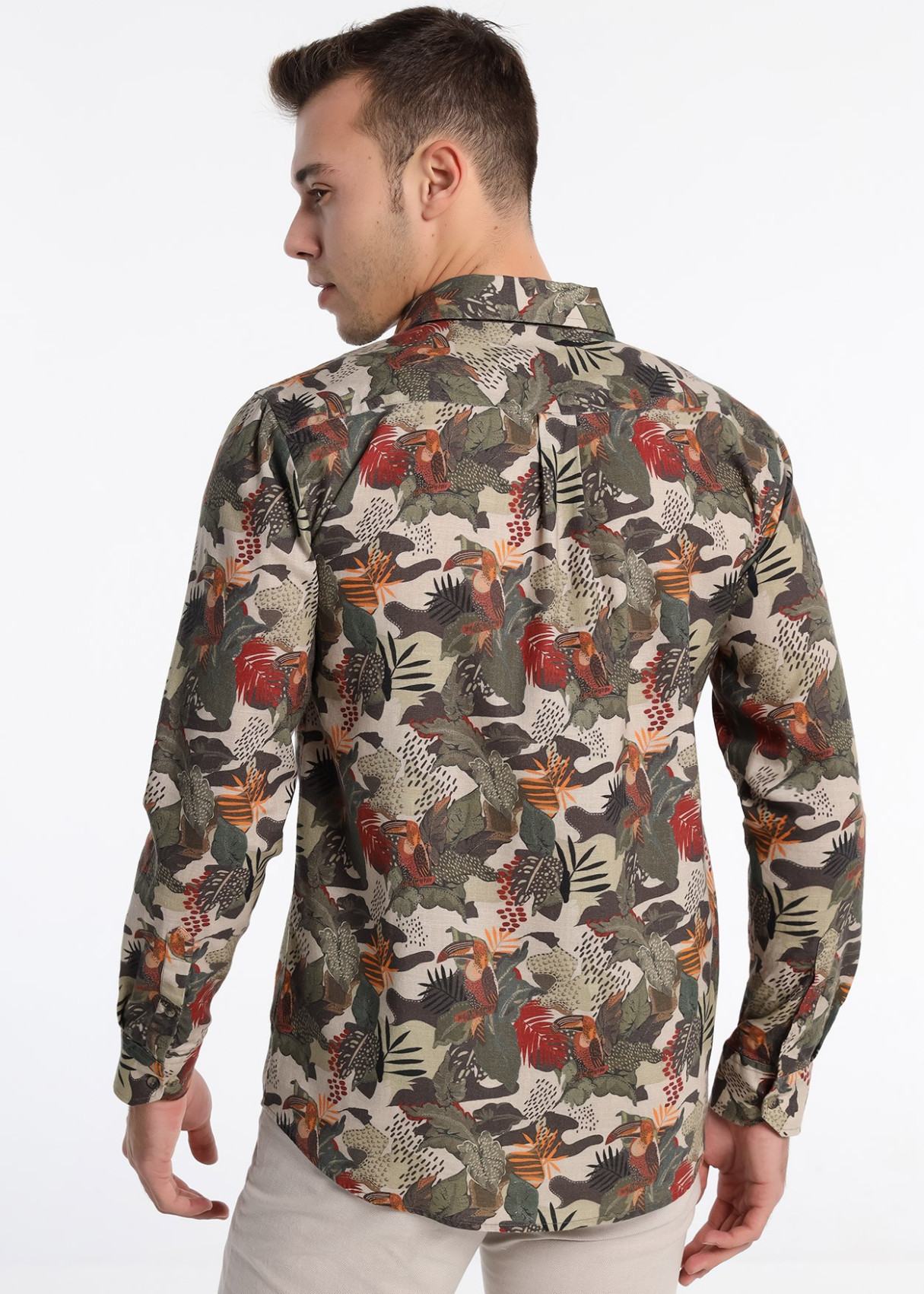 Camisa Manga Larga Estampado