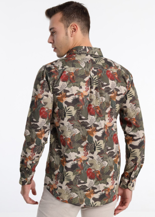 Camisa Manga Larga Estampado