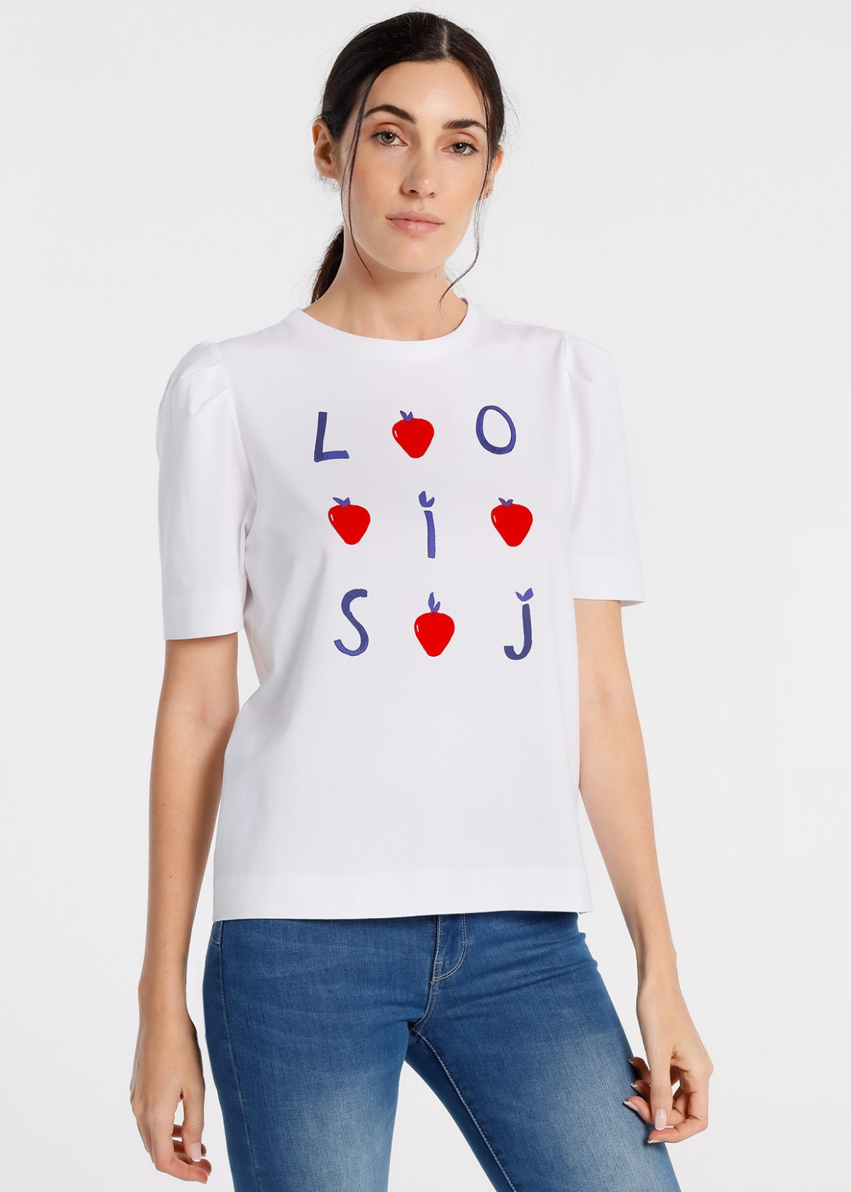 Camiseta Manga Pliegue Volumen
