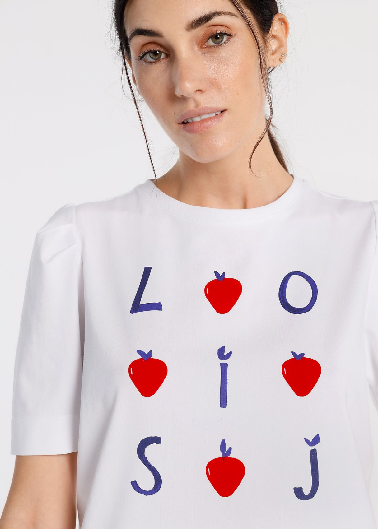 Camiseta Manga Pliegue Volumen