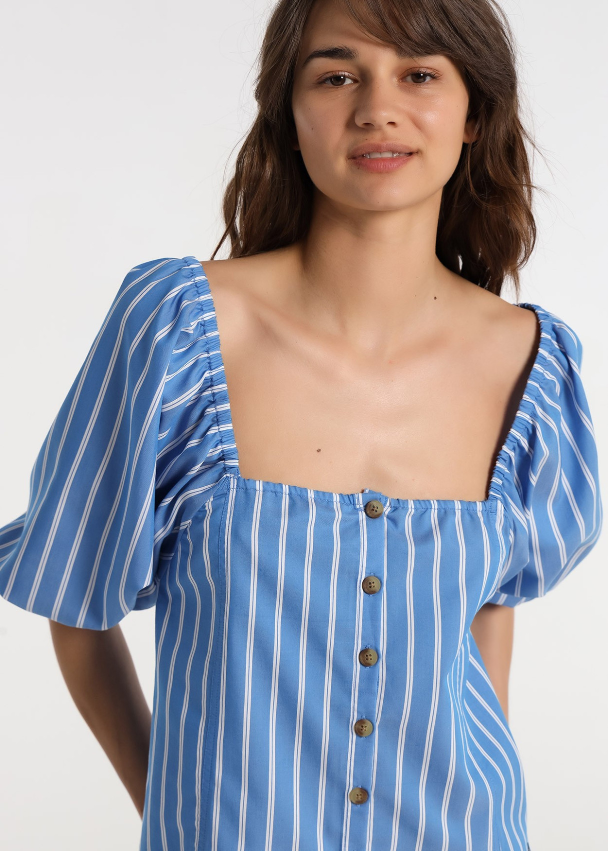 Blusa Raya Tejida Manga Volumen