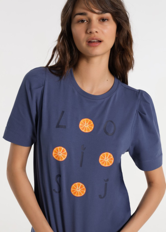 Camiseta Manga Pliegue Volumen