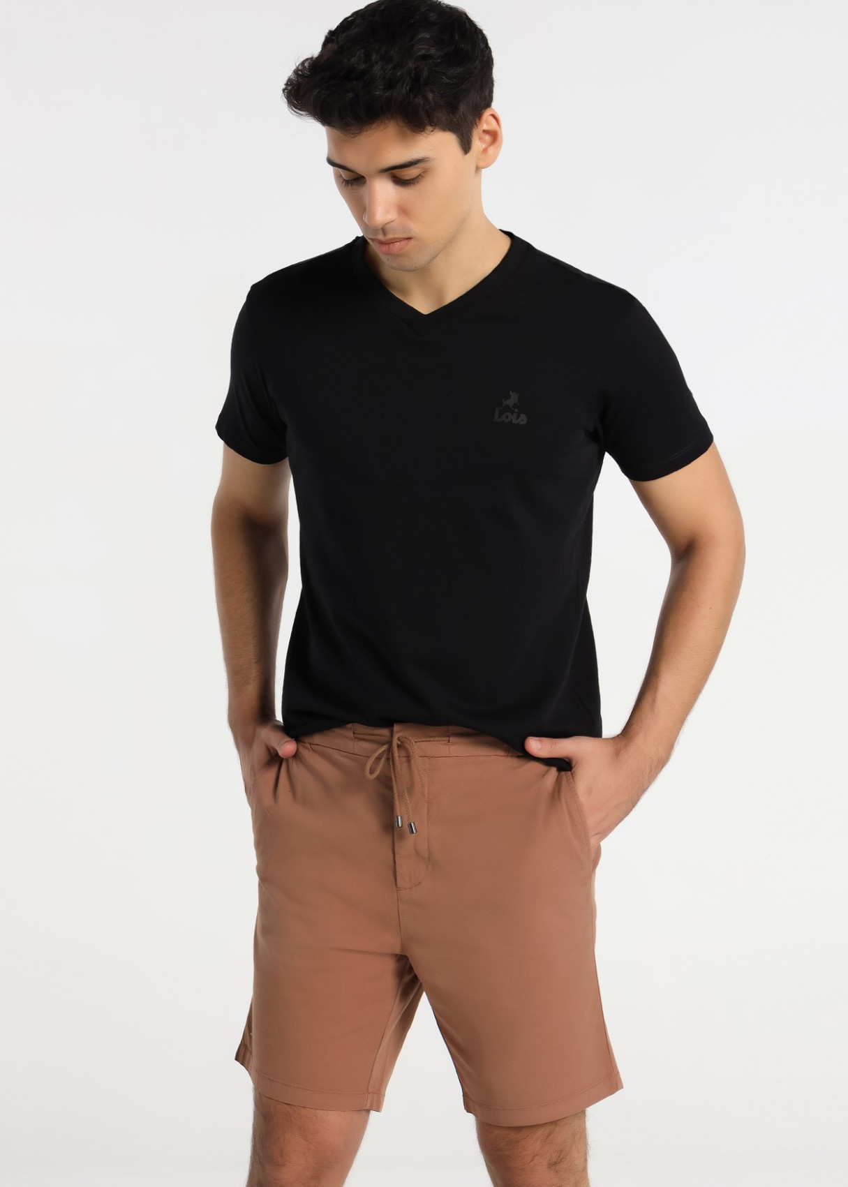 Bermuda Canvas Cintura Elastica