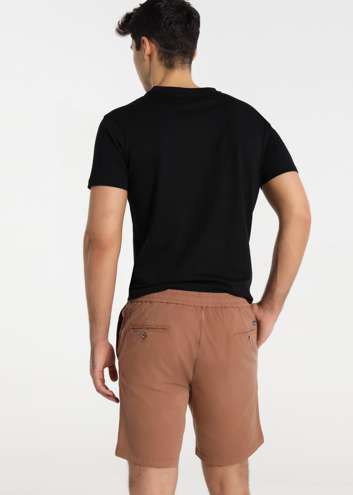 Bermuda Canvas Cintura Elastica