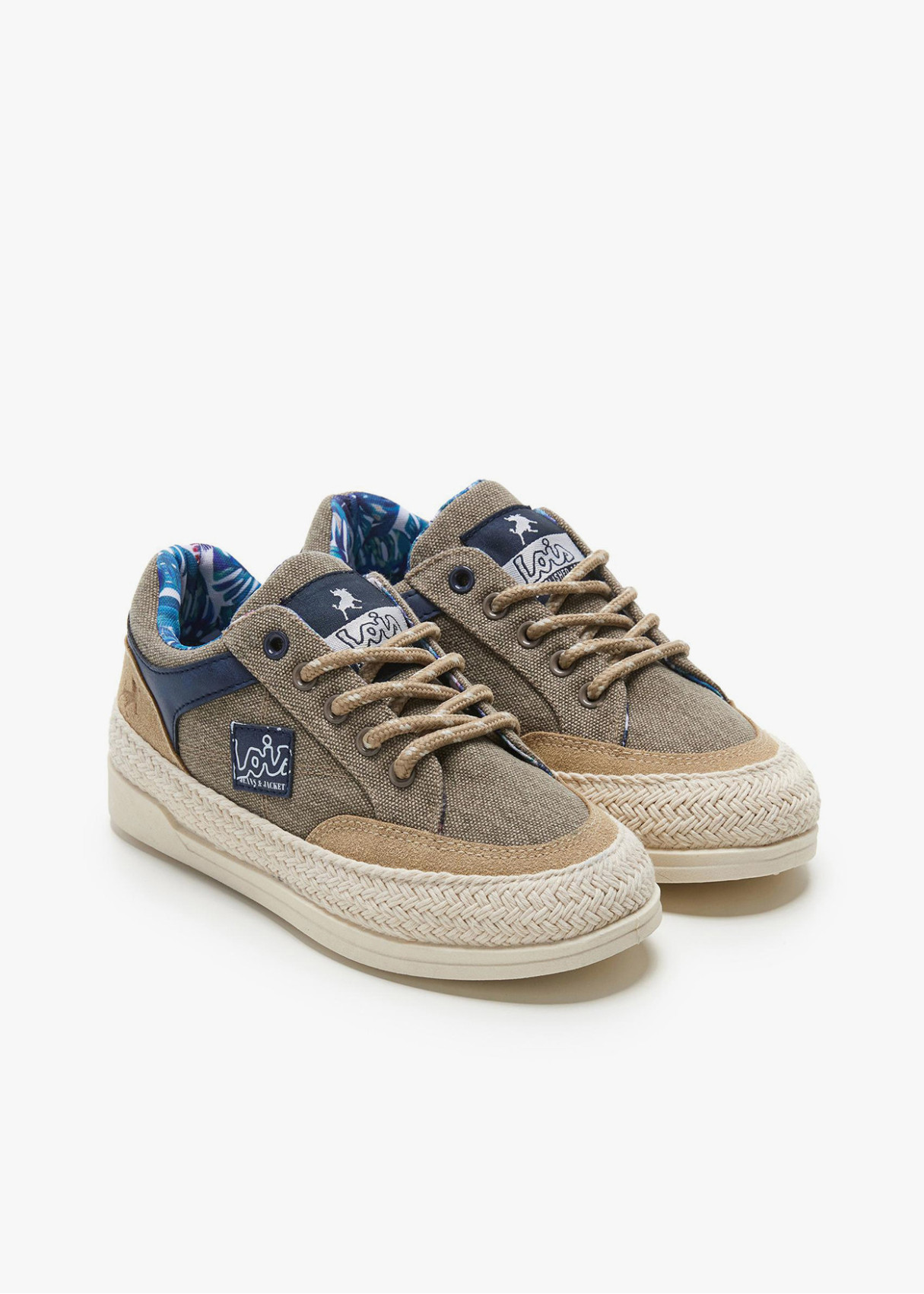 Bambas Yute Textil Cordones beige