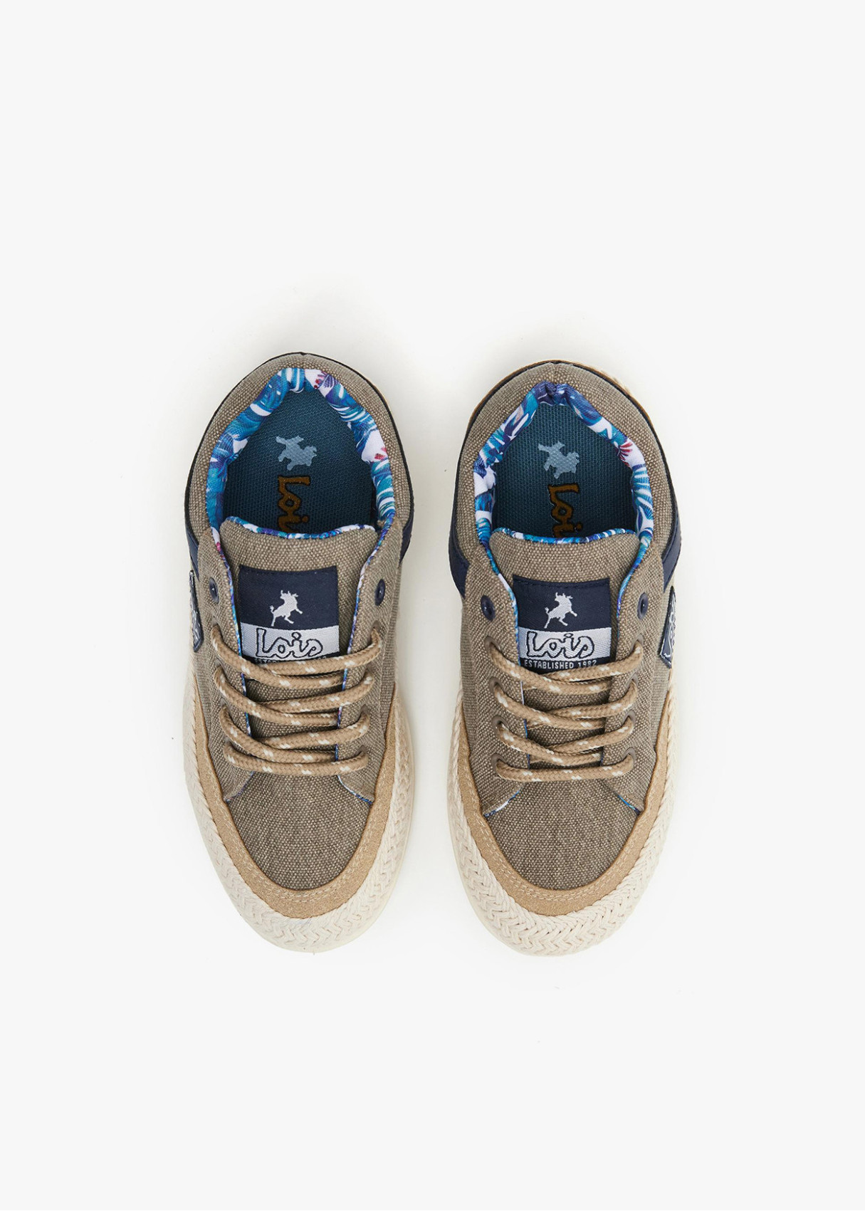 Bambas Yute Textil Cordones beige