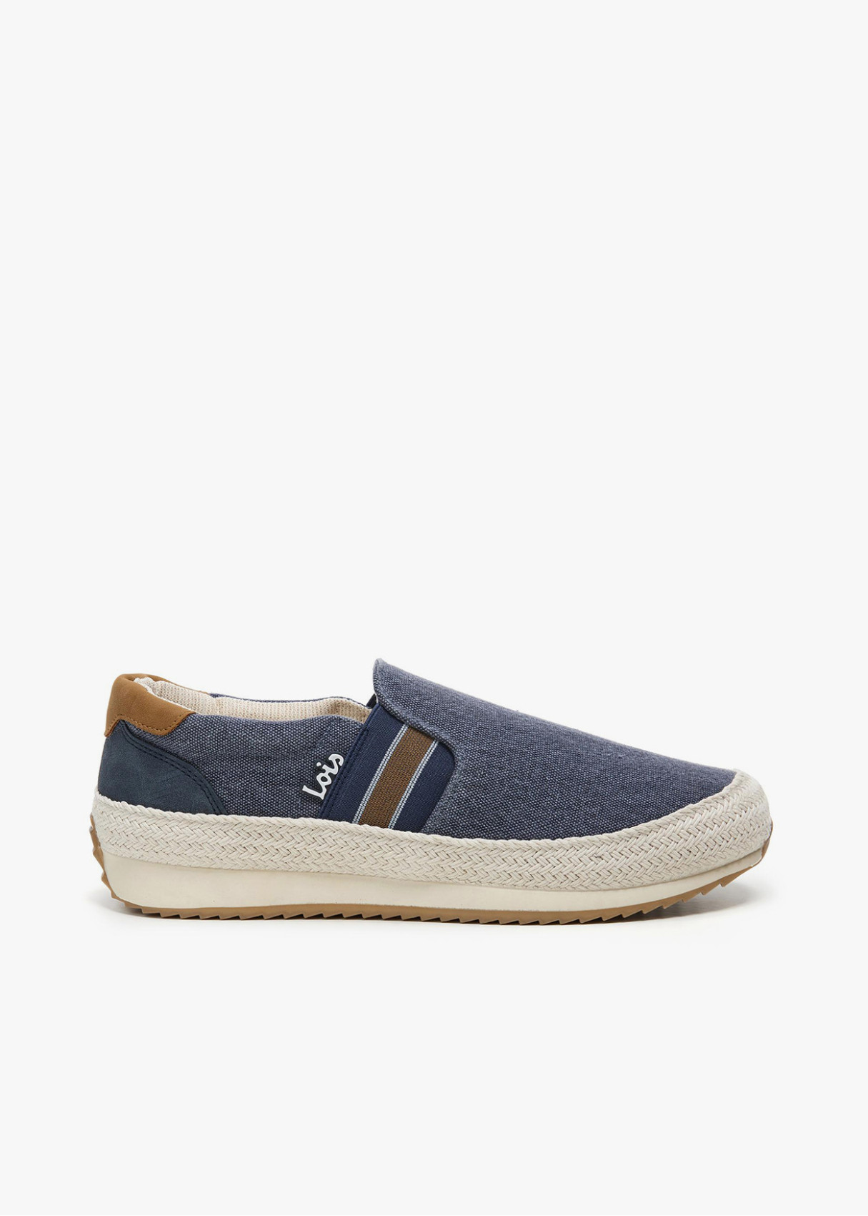 Bambas Yute Textil Tipo Slip-on azul