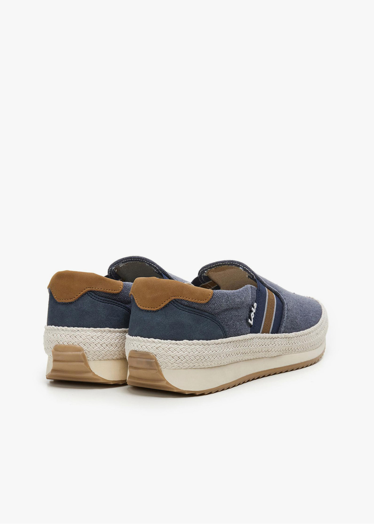 Bambas Yute Textil Tipo Slip-on azul