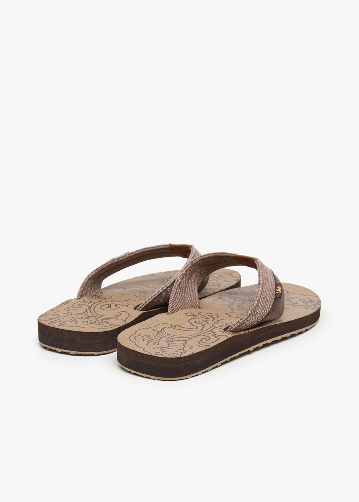 Sandalias Casual tiras marrón