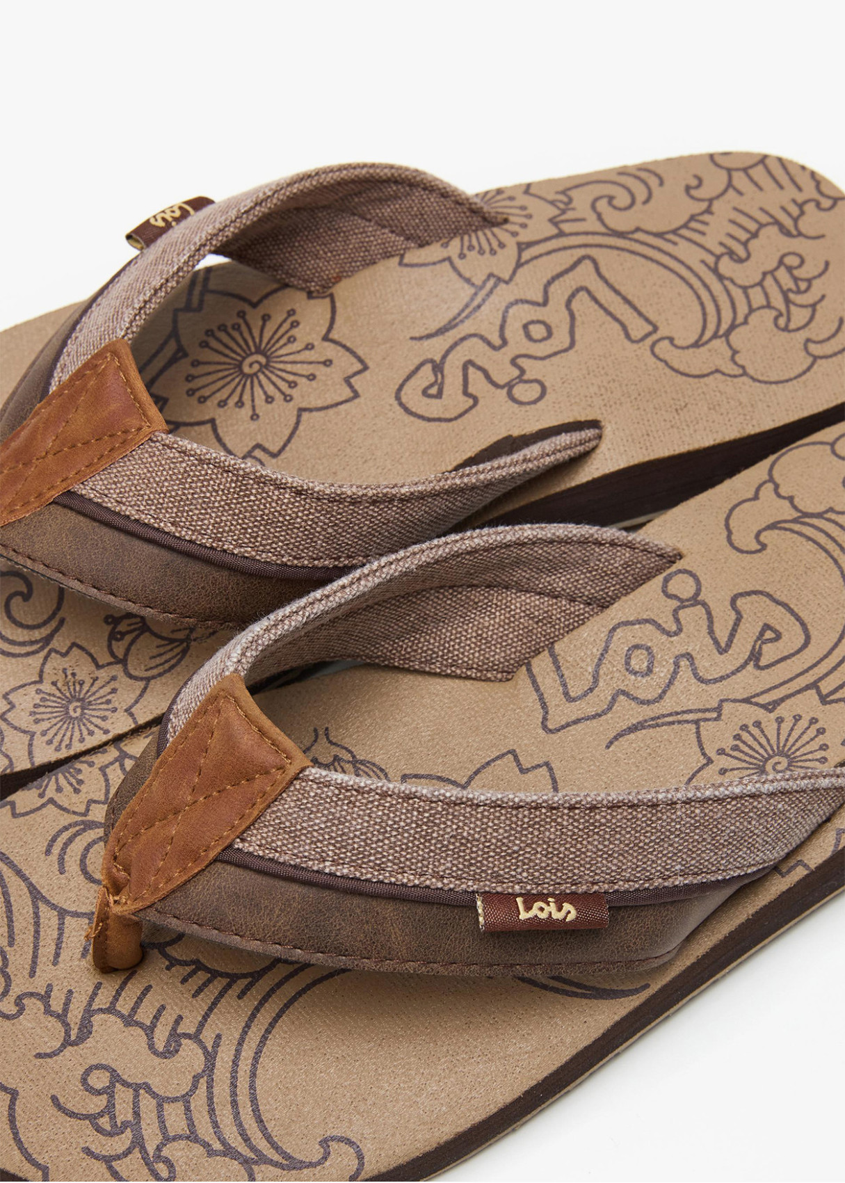Sandalias Casual tiras marrón