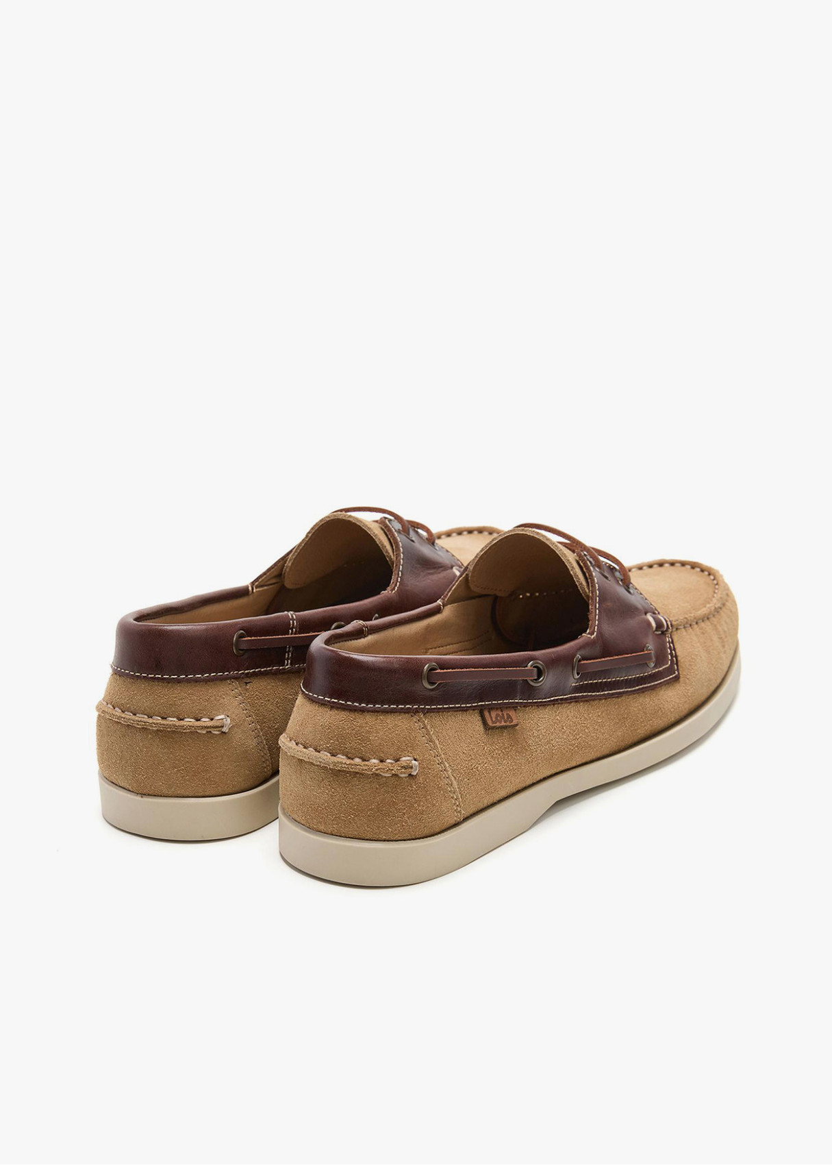 Náuticos piel vuelta marrón