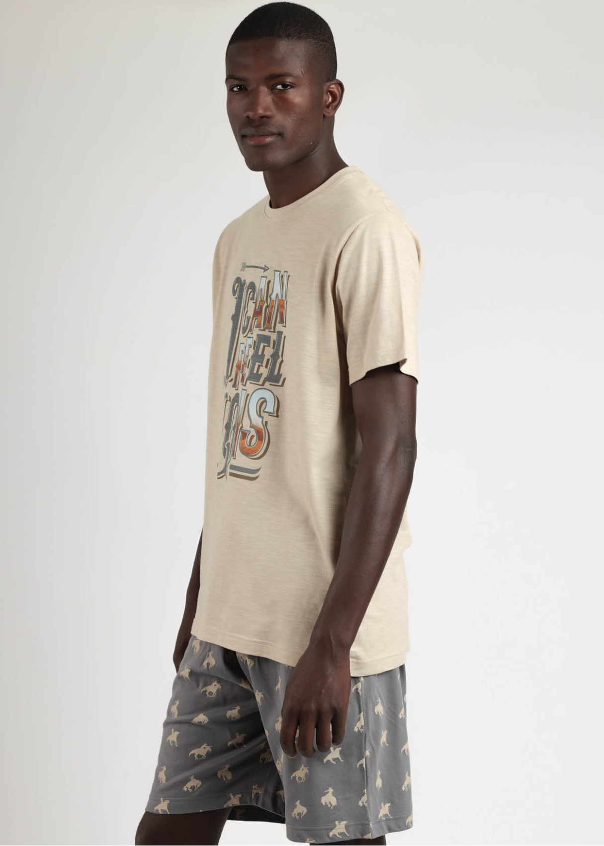 Pijama Manga Corta Generals beige