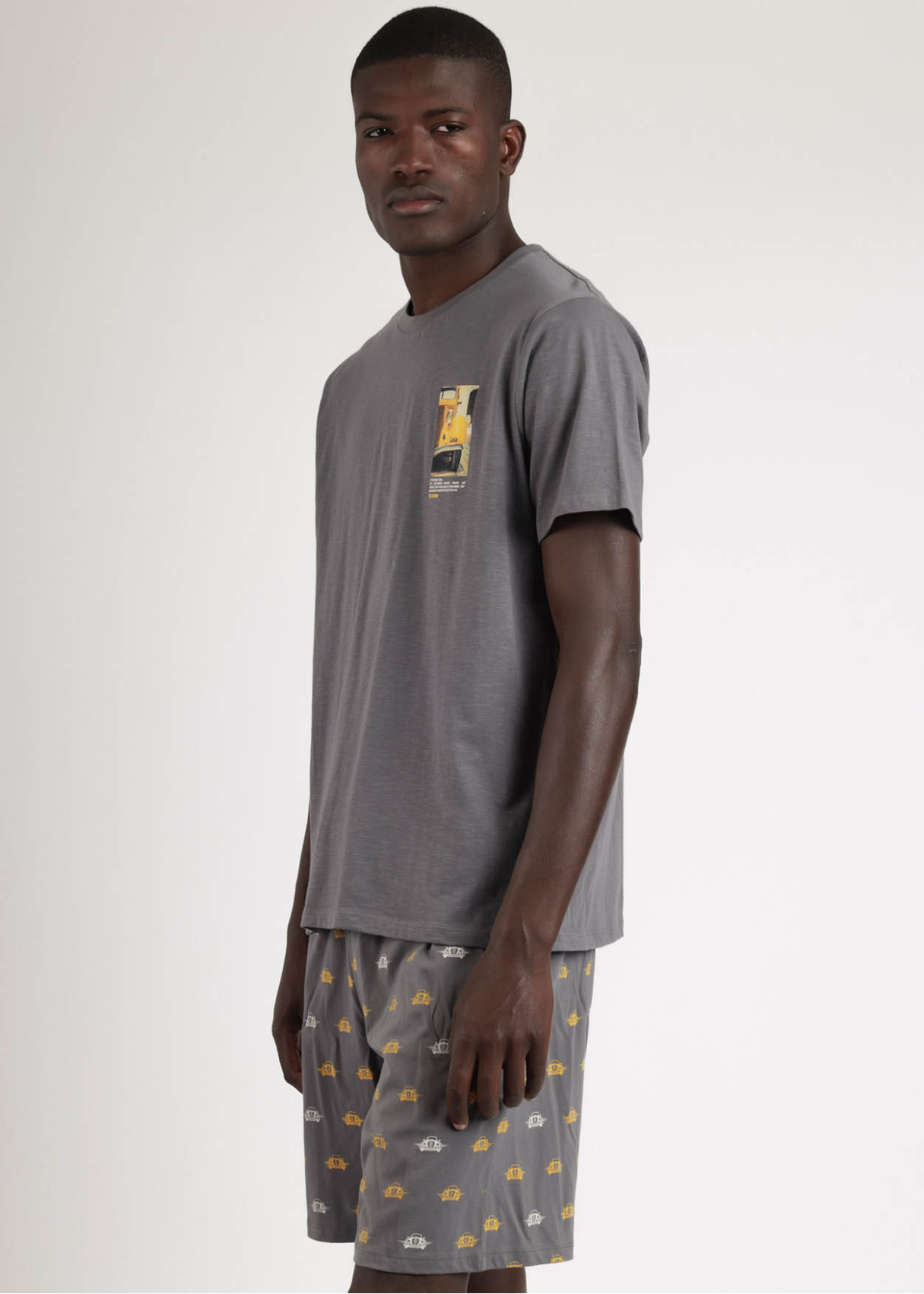 Pijama Manga Corta Generals gris