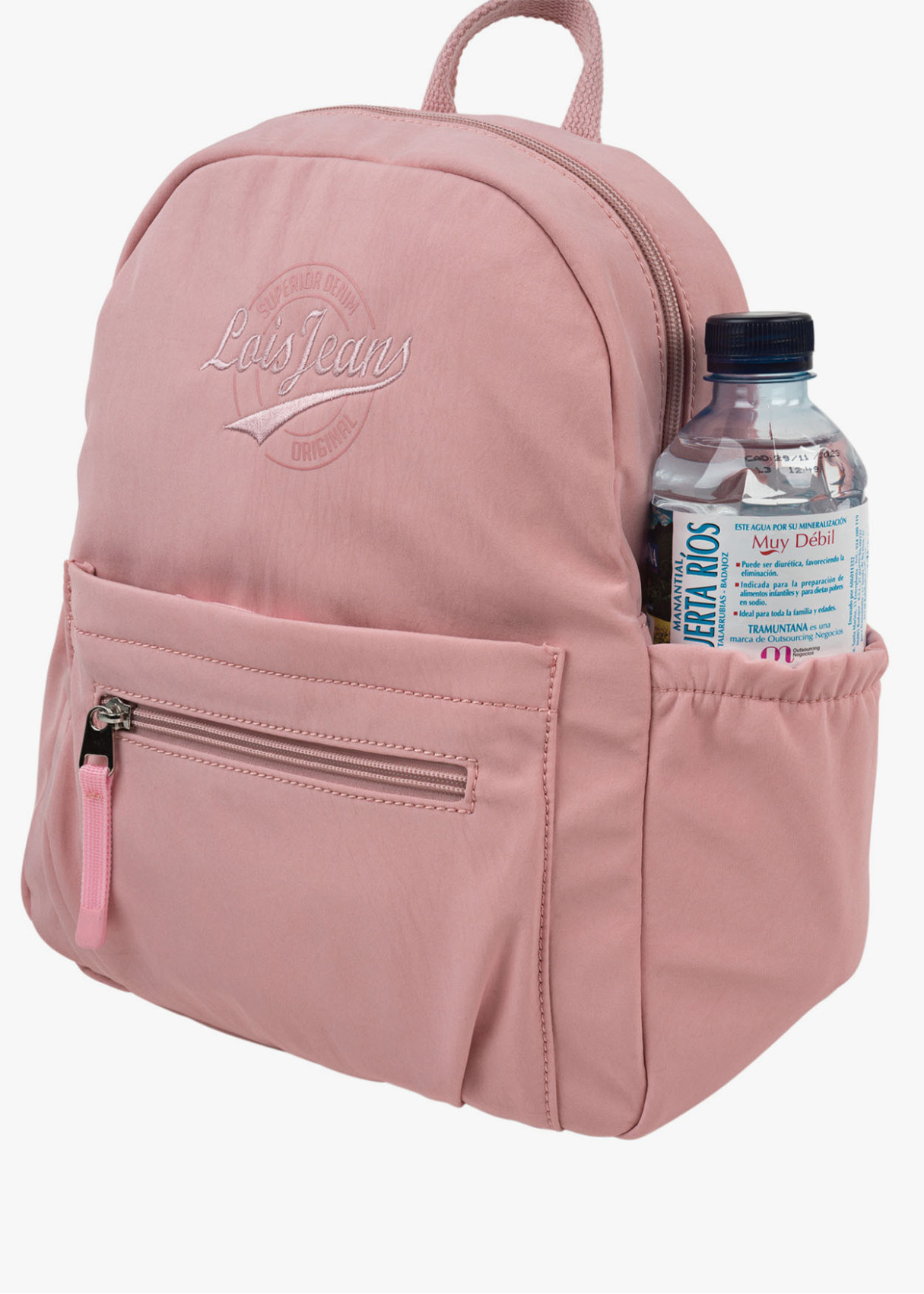 Mochila multifunción antirrobo impermeable rosa
