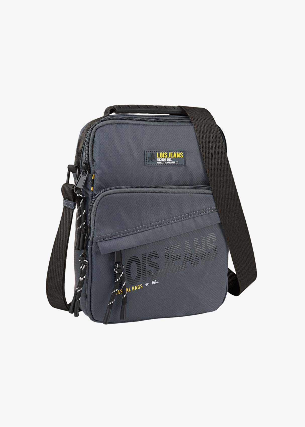 Bandolera ajustable logo Lois jeans azul