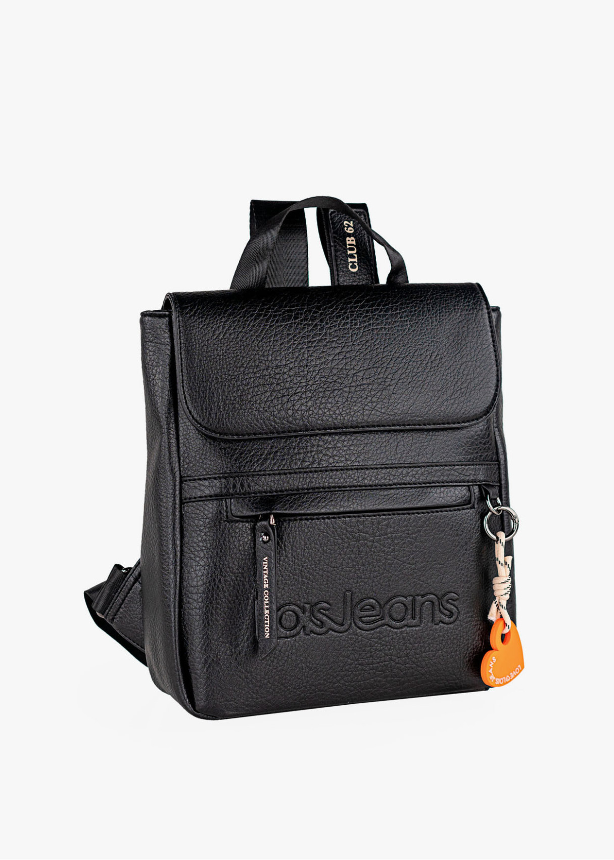 Mochila ajustable antirrobo impermeable negra