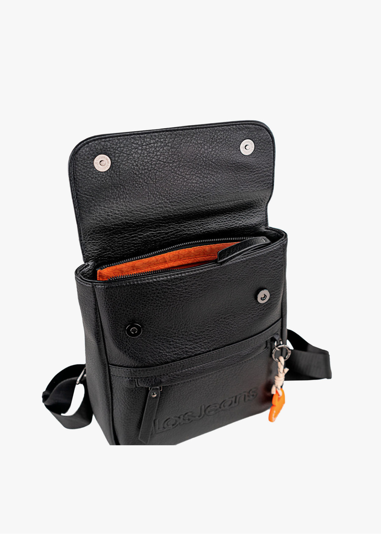 Mochila ajustable antirrobo impermeable negra