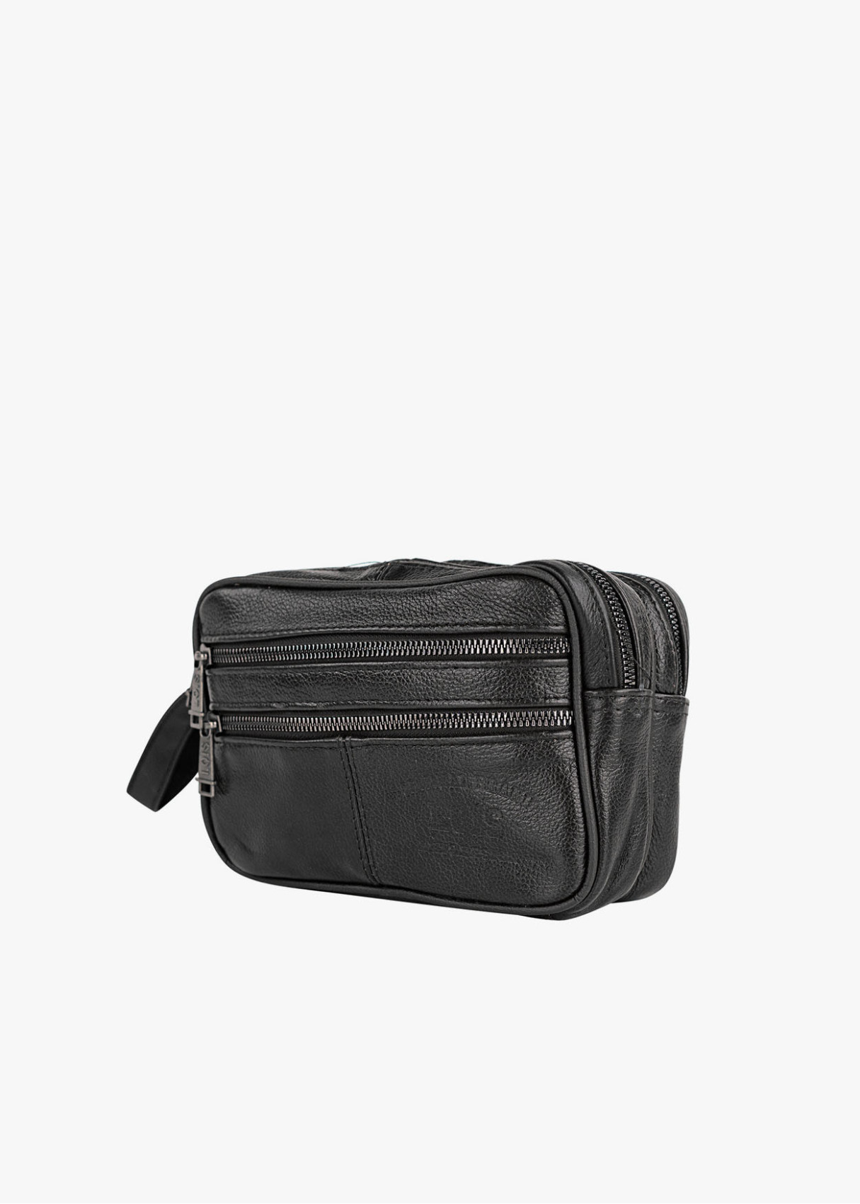 Bolso De Mano Multifuncional cremalleras negro