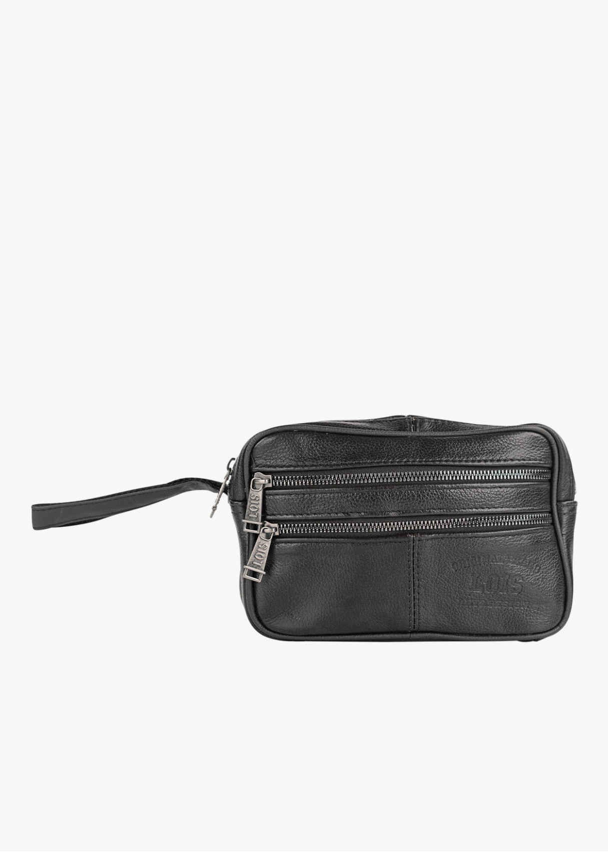 Bolso De Mano Multifuncional cremalleras negro