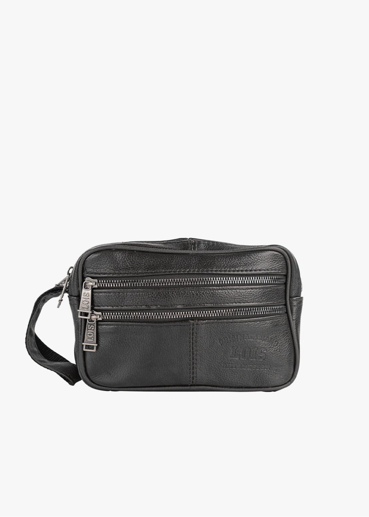 Bolso De Mano Multifuncional cremalleras negro