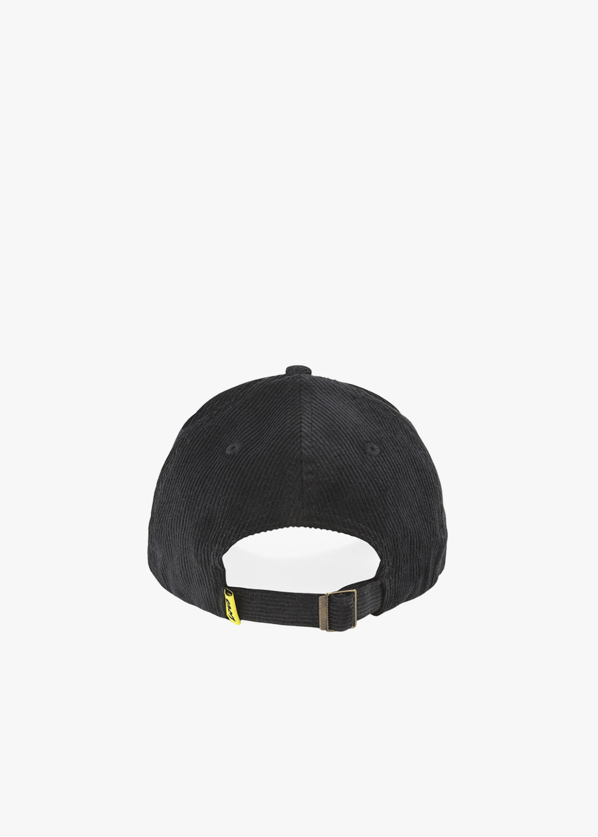 Gorra casual de pana negra