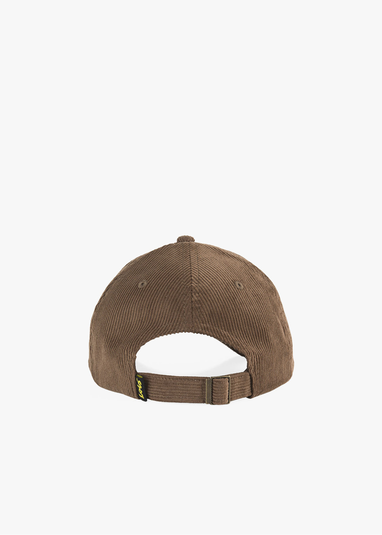 Gorra casual de pana marrón