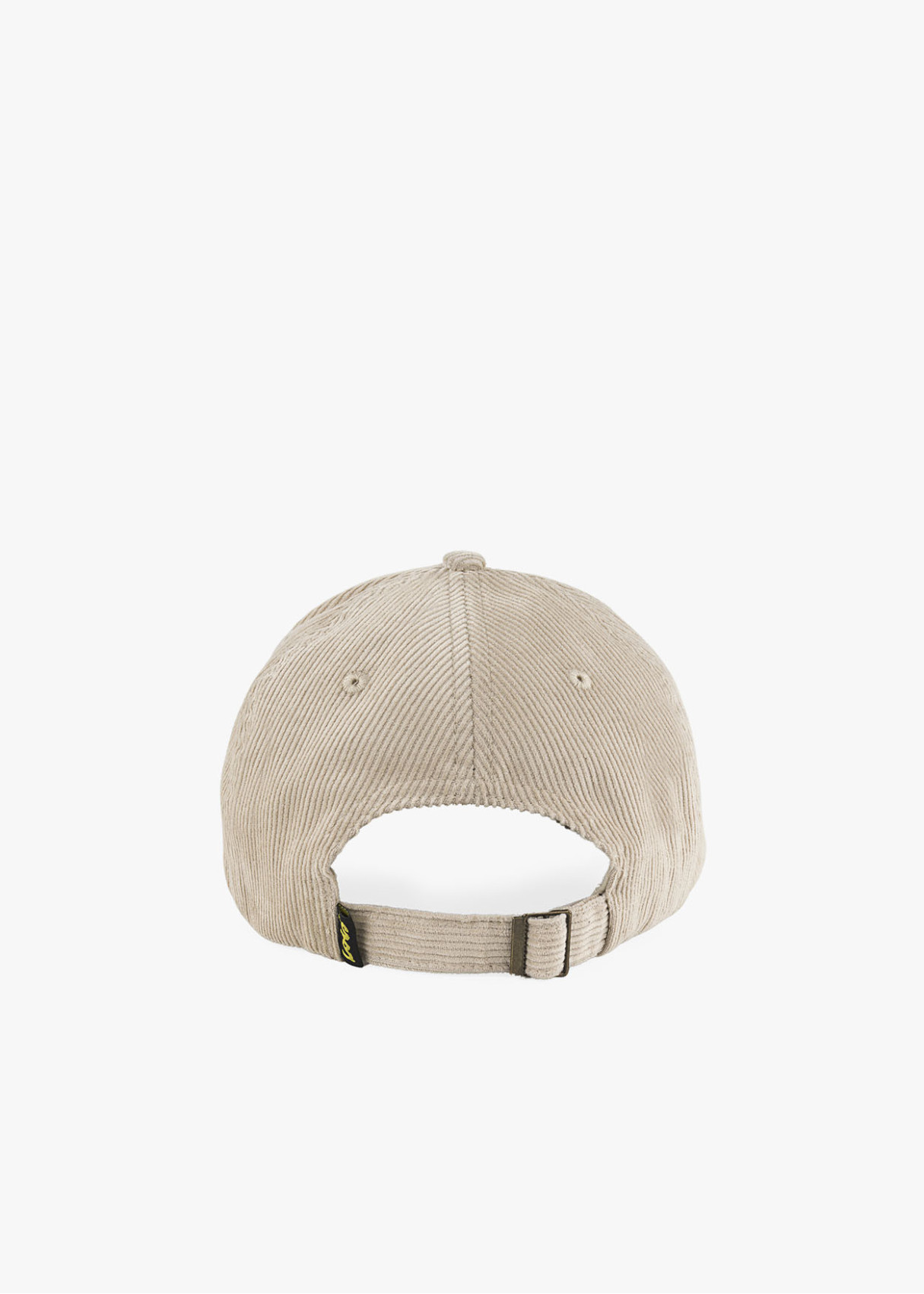 Gorra casual de pana beige