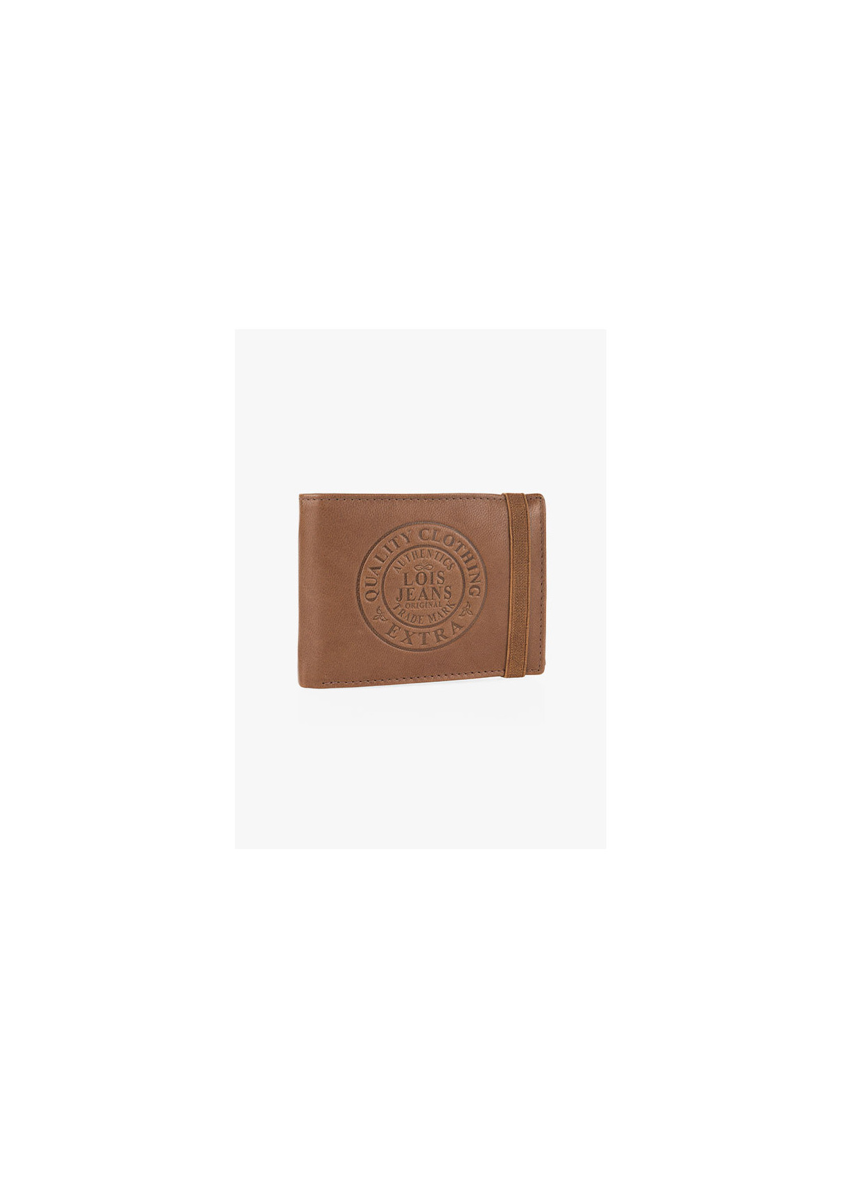 Cartera billetera de Piel Con Monedero Y Múltiples Compartimentos cuero marrón