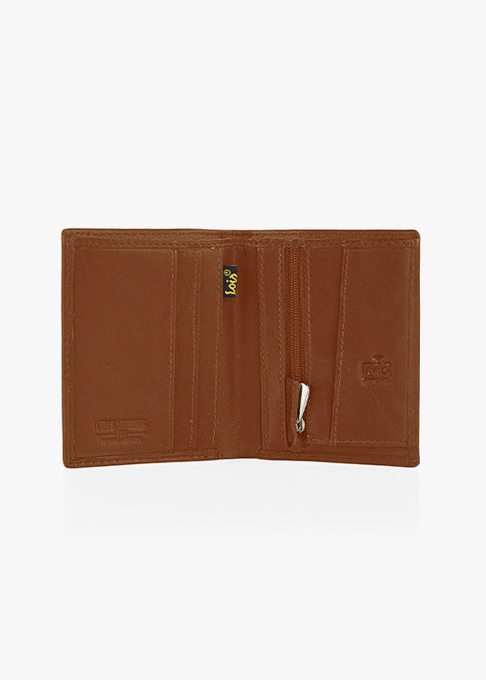 Cartera billetera de Piel Con Monedero Y Múltiples Compartimentos cuero