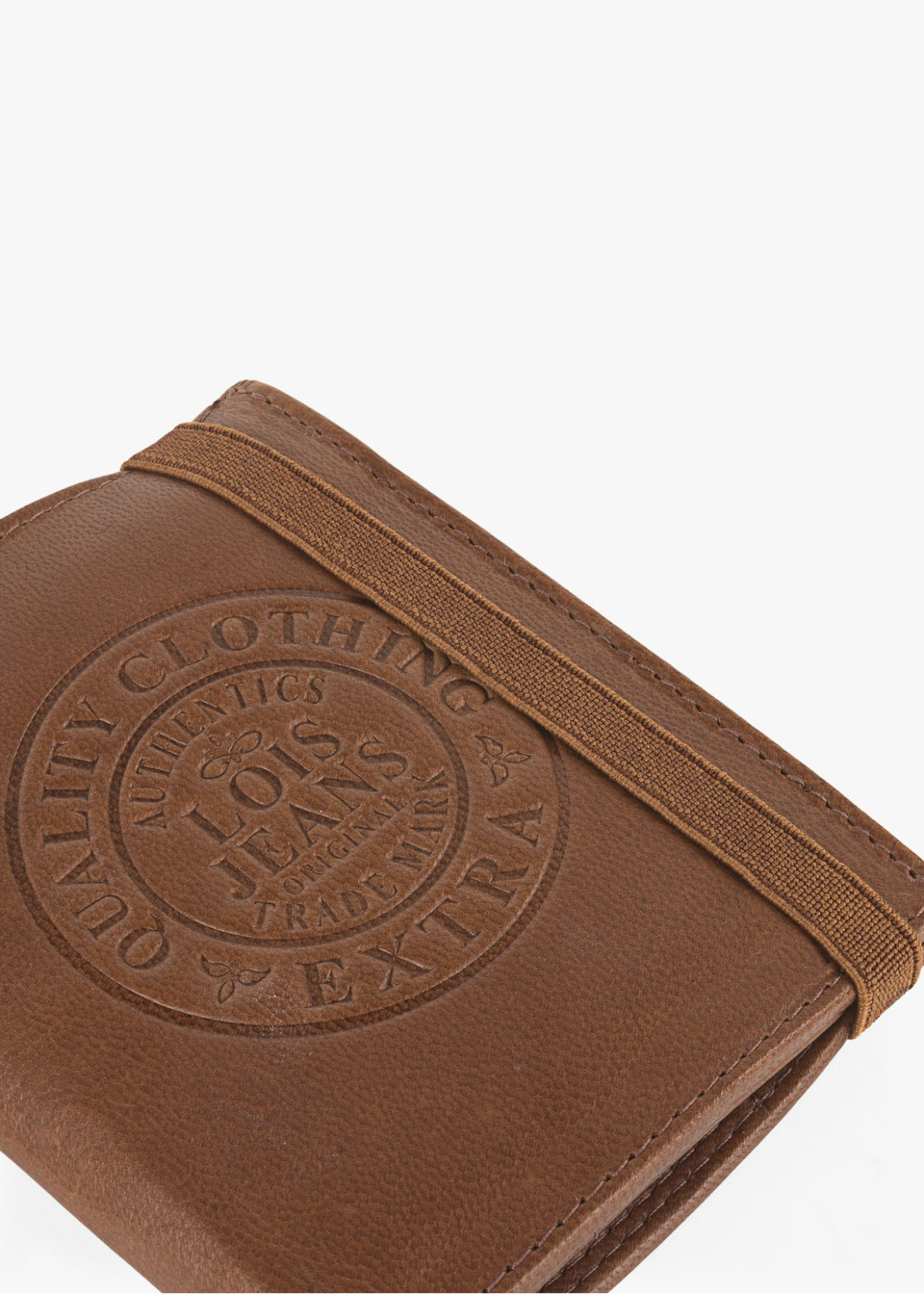 Cartera billetera de Piel Con Monedero Y Múltiples Compartimentos cuero marrón