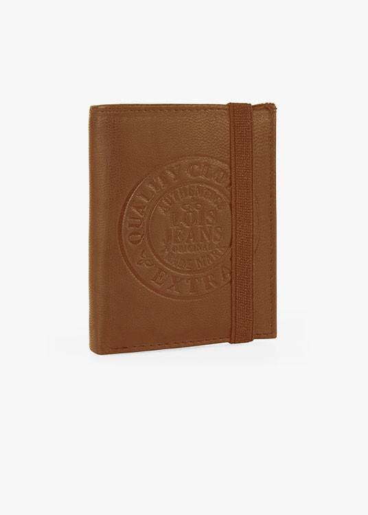 Cartera billetera de Piel Con Monedero Y Múltiples Compartimentos cuero